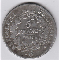 UNION ET FORCE - 5 Francs An 5 Q - 5 Francs