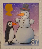 UK GB Great Britain QEII 2012 CHRISTMAS: PENGUIN AND SNOWMAN £0.87 / 87p (SG 3419), As Per Scan - Unclassified