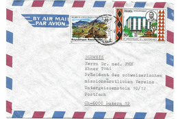 242 - 31 - Enveloppe Envoyée De  Rwanda En Suisse - Covers & Documents