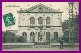 * ANZIN - Monument Fontaine - Cours De Dessin Industriel - Facteur - Convoyeur VIEUX CONDE à SOMAIN 1912 - DELSART - Anzin