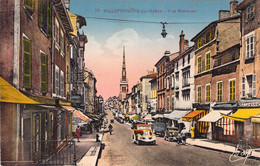 FRANCE - 69 - VILLEFRANCHE SUR SAONE - Rue Nationale - Voiture - Carte Postale Ancienne - Villefranche-sur-Saone