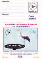 A23144 - THE WHITE STORK  POSTAL STATIONERY UNUSED ROMANIA 2000 - Storks & Long-legged Wading Birds