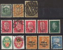 GERMANIA REICH 1922 - 1930 - Selezione Usati - Other & Unclassified