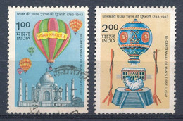 °°° INDIA - Y&T N°784/85 - 1983 °°° - Used Stamps