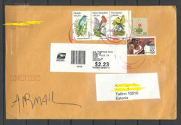 USA 2023 Cover To ESTONIA Birds Etc. - Lettres & Documents