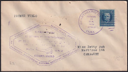 1932-PV-74 CUBA 1932 FIRST FLIGHT 15 FEB GUANTANAMO - CAMAGUEY. - Poste Aérienne