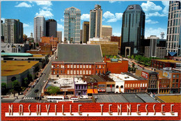 Tennessee Nashville Downtown Showing High Rises Ryman Auditorium And Lower Broadway - Nashville