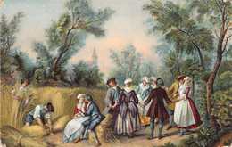 AGRICULTURE - CULTURE - Fauchage - Danse - Illustration Non Signée - Carte Postale Ancienne - Landwirtschaftl. Anbau