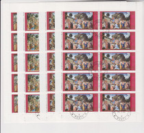 VATICAN 2001  Sheet Set Used - Used Stamps