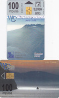 Montenegro 2 Phonecards Chip - - - Landscapes - Montenegro