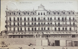 Blankenberge Grand Hotel De L’ Ocean Op De Dijk Gelopen Jaren 20 - Blankenberge