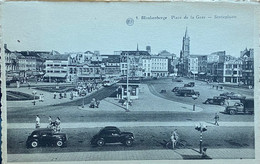 Blankenberge Stationsplein  Gelopen 1953 - Blankenberge