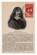 !!! CARTE MAXIMUM DESCARTES DISCOURS DE LA METHODE CACHET DE LA HAYE DESCARTES 11/6/1937 - 1930-1939