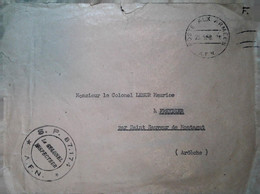 L 29 Lettre  En Fm  Sp 87174 - Algerienkrieg