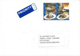 FINLAND  - POSTAGE STAMPS COVER TO DUBAI. - Storia Postale