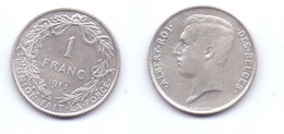 Belgium 1 Franc 1911 (legend In French) - 1 Franc