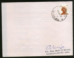 India 1996 Antarctica 15th Scientific Expedition Gandhi Cover Maitri P.O.Cancelled # 7717B - Événements & Commémorations