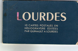 CARNET DE 10 CARTES POSTALES - LOURDES - FRANCE - Heilige Stätte