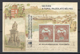 Hungary 2000. Turule Commem. Sheet Type II. - IMPERF MNH (**) - Commemorative Sheets