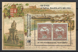 Hungary 2000. Turule Commem. Sheet Type I. - Perforation MNH (**) - Commemorative Sheets