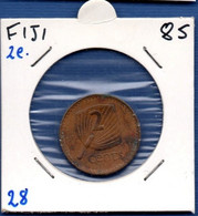 FIJI - 2 Cents 1985 -  See Photos -  Km 28 - Fidschi