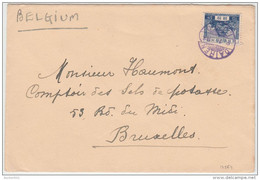 13564 DAIREN I.J.P.O. à Bruxelles BELGIUM 1938 (?) - Lettres & Documents