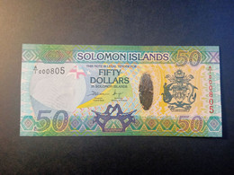 SOLOMON ISLANDS 50 DOLLARS 2013 P 35 UNC SC NUEVO Really Low Serial - Solomon Islands