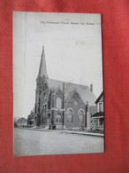 First Presbyterial Church.   Has Creases.   Kansas City – Kansas  Ref 5922 - Kansas City – Kansas