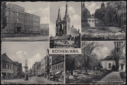 D-06366 Köthen (Anhalt) - Alte Ansichten - Ernst-Thälmann-Straße - Fachschule Für Chemie - Nice Stamp - Koethen (Anhalt)