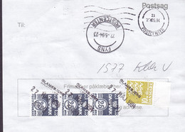 Denmark Regning Manglende Porto Bill TAXE Postage Due USA Line Cds. GLAMSBJERG POSTEKSP. 1994 Postsag (2 Scans) - Lettres & Documents