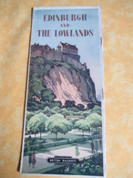 " EDINBURGH And THE LOWLANDS "/ British Railways/ Mc Corquodale & Co/ Glasgow/1950           PGC501 - Dépliants Turistici