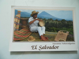 Cartolina Viaggiata "EL SALVADOR Artesanias Nahuizalquenas" 1996 - El Salvador