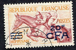 Colonie Française, Réunion, CFA, N°318 Oblitéré, Qualité Très Beau - Oblitérés