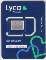 USA - Trio Sim Card, Lyca Mobile GSM Card , Mint - [2] Chip Cards