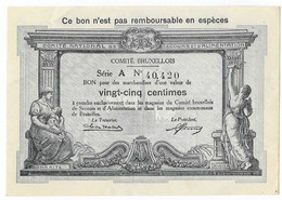 Noodgeld 25 Cent Brussel Zwart - Serie A - Other & Unclassified