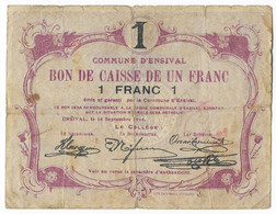 Noodgeld 1 Franc Ensival - 1-2 Francos