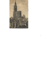 Germany - Postcard Used  1913 -  Strasburg  -   Cathedral   - 2/scans - Strasburg