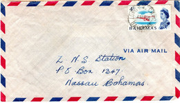 BAHAMAS,   Letter,  Bird, Flamingo  /    BAHAMAS, Lettre, Oiseau, Flamant, 1969 - Flamingo's