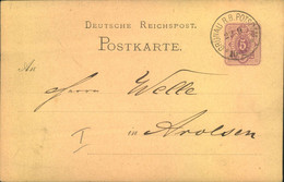 1878, "GRÜNAU R.B. Potsdam" Berliner Vorortstempel Auf 5 Pf. GSK - Maschinenstempel (EMA)