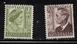 AUSTRALIA Scott # 231-2 MH - Numbers In Pencil On Back - Mint Stamps