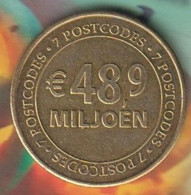 Postcodes Loterij  2013     (1021) - Monete Allungate (penny Souvenirs)