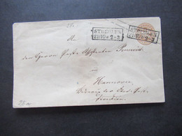 AD Preußen Um 1863 Ganzsachen Umschlag 3 Silbergroschen U 28 A Stempel Ra2 Strehlen Nach Hannover Mit Ank. Stempel - Enteros Postales