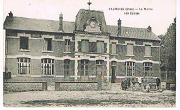 60 VAUMOISE   LA MAIRIE  LES ECOLES   +  ENFANTS  TBE  1O986 - Vaumoise