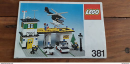 INSTRUCTIONS LEGO 381 ORIGINAL 1981 POLICE STATION POLIZEI - Ontwerpen