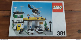 INSTRUCTIONS LEGO 381 ORIGINAL 1981 POLICE STATION POLIZEI - Piantine