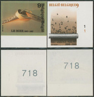 Non Dentelé (1987) -  N°2271/72  + Numéro De Planche Sur Un Timbre - Autres & Non Classés