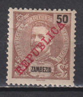 Timbre Neuf* Du Zambèze De 1911 N°61 MH - Zambèze