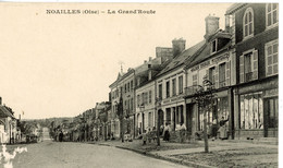 NOAILLES LA GRAND'ROUTE GRAINES ENGRAIS TOURTEAUX BOUCHERIE CHARCUTERIE MALLARD PHARMACIE G. CAMPION 1917 - Noailles