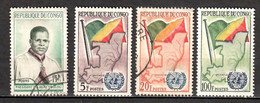 Rép Du CONGO --- N°137/139/140/141---OBL  VOIR  SCAN - Oblitérés