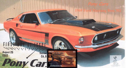 Pony Cars First Day Cover  #1 Of 5 Ford Mustang (B&W Cancel) - 2011-...